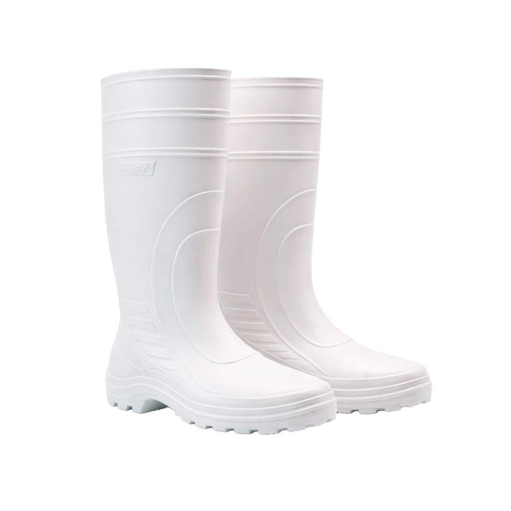 BOTAS DE PVC BLANCO SIN PUNTA DE ACERO PEGAFORTE