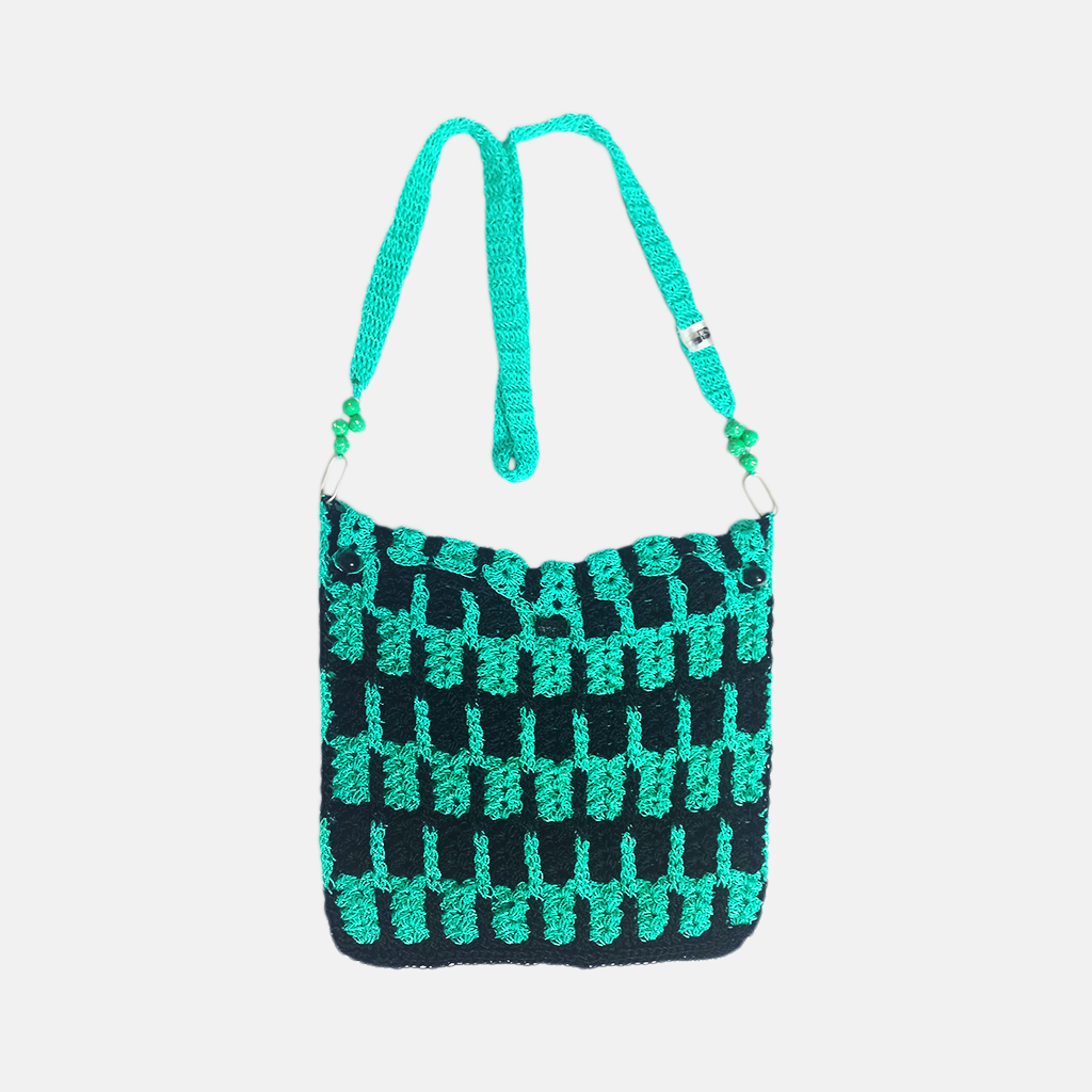 BOLSO LANA TURQUESA