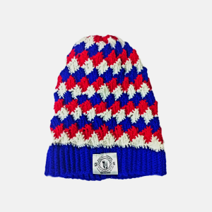 CHULLO AZUL ROJO Y BLANCO