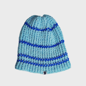CHULLO CELESTE CON LÍNEAS AZULES
