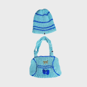 OUTFIT CELESTE BOLSO + CHULLO