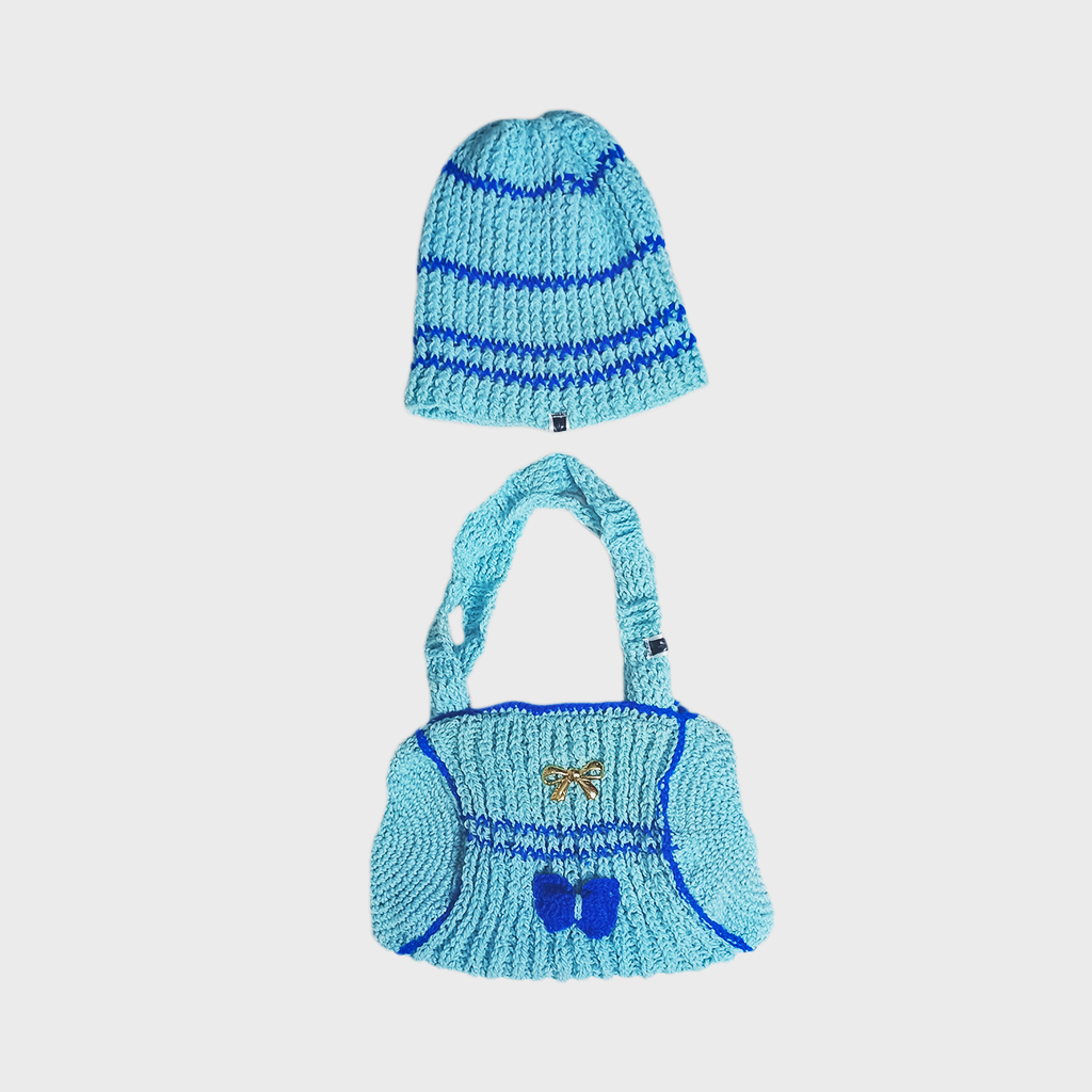 OUTFIT CELESTE BOLSO + CHULLO