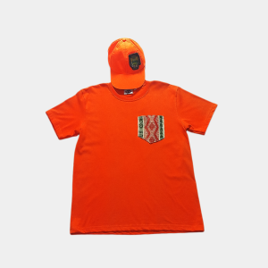 Outfit Naranja Polo + Gorro