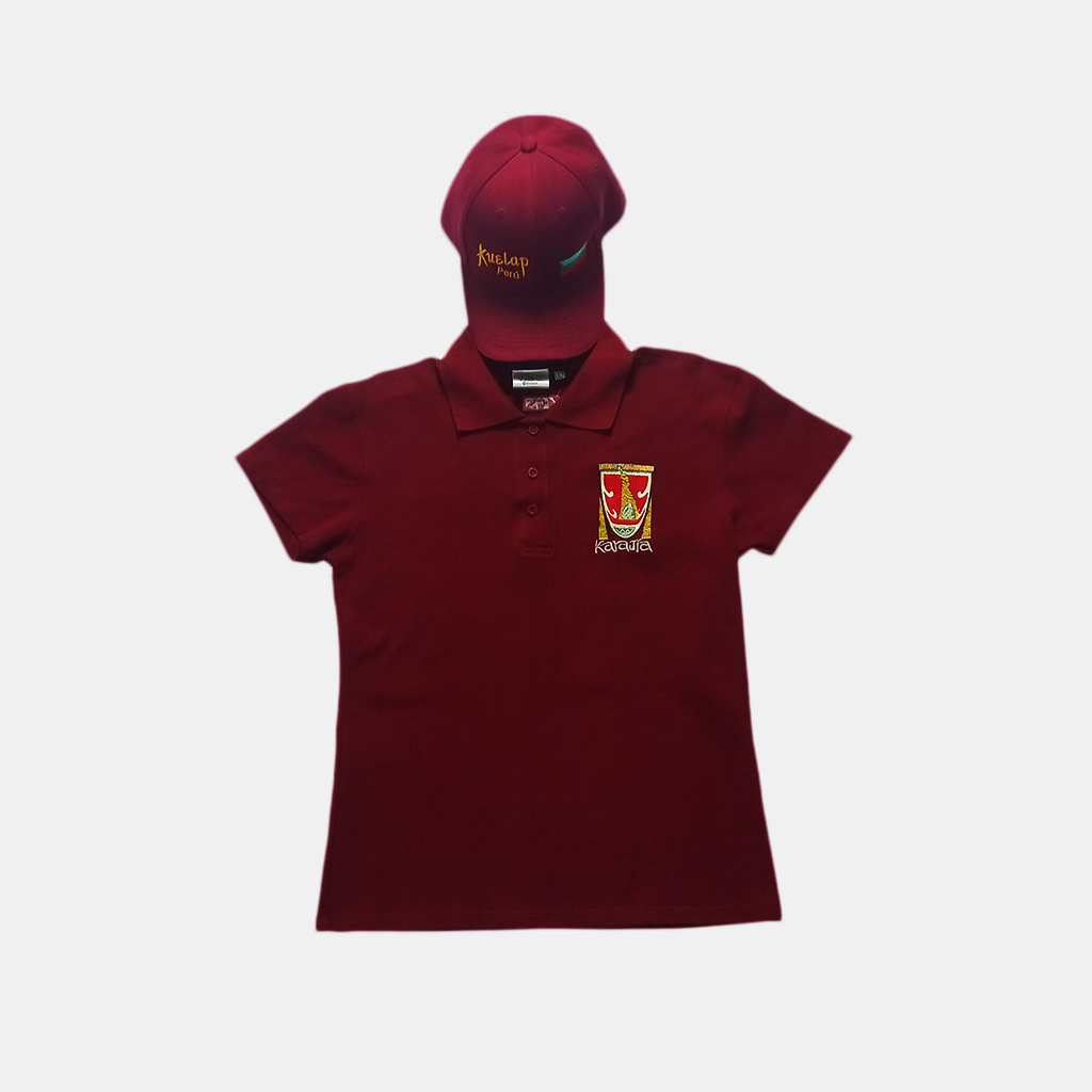 OUTFIT VINO TINTO POLO + GORRO